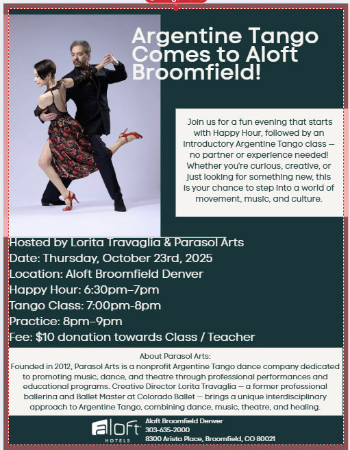 Argentine Tango Aloft